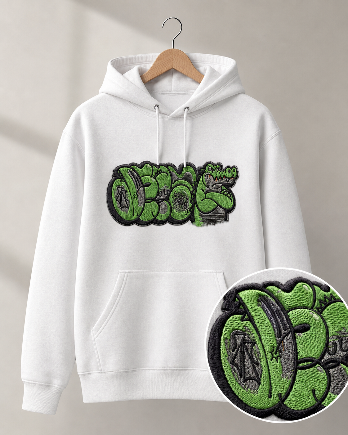 Poleron Grafiti Rap v2 Bordado