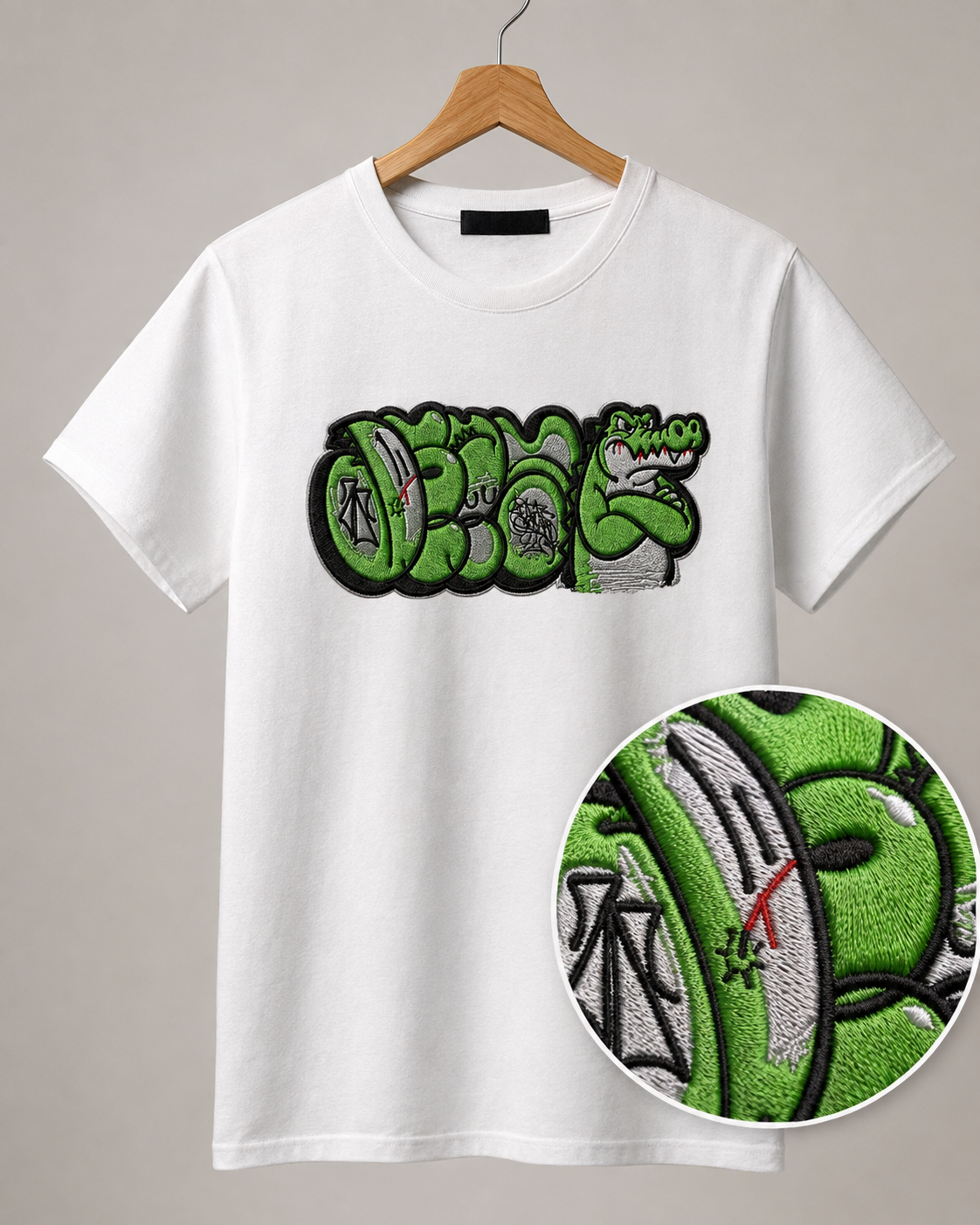 Polera Grafiti Rap v2 Bordada