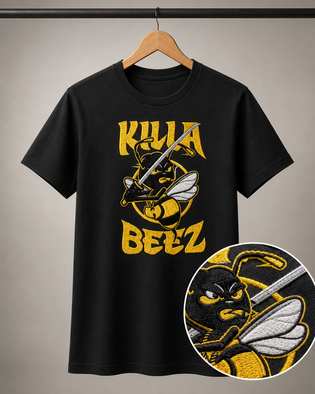 Polera  Wutang clan Killa Beez  Bordada