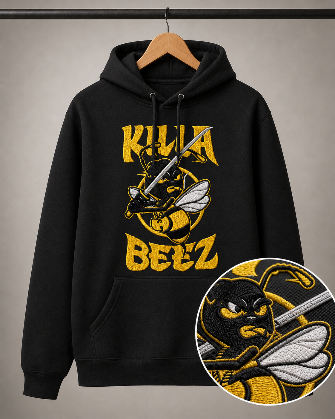 Poleron Wu-Tang Clan Killa Beez Bordado