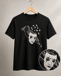 Polera Cuervos Bordada