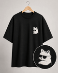 Polera Gatito Bordada