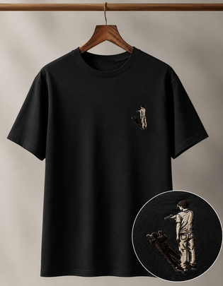 Polera Hombre sombra Bordada