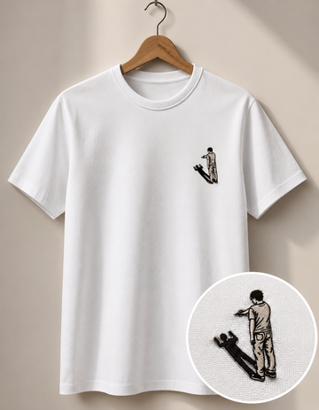 Polera Hombre sombra Bordada