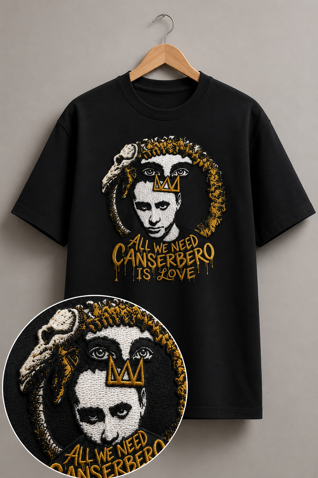 Polera Canserbero Bordada V1