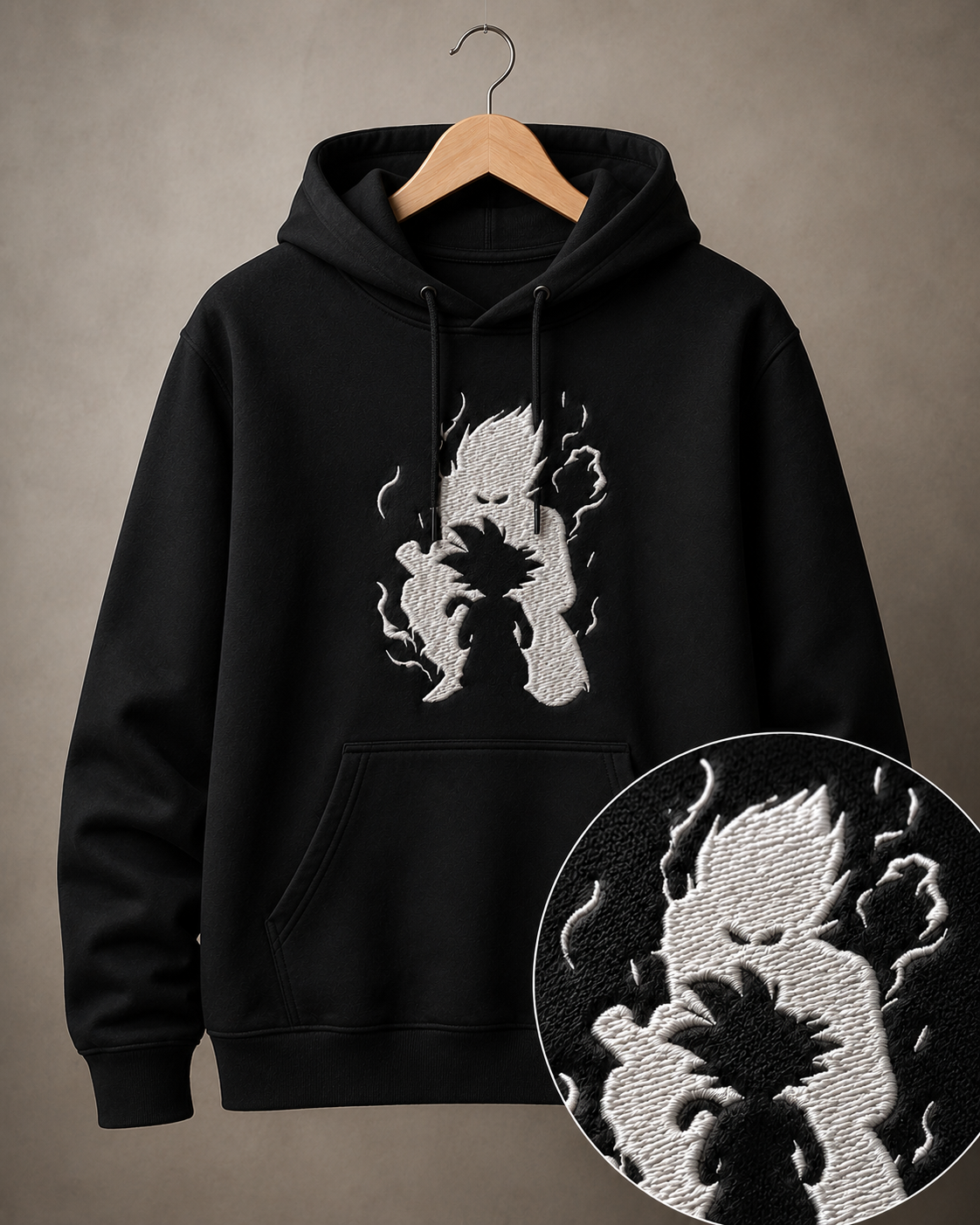Poleron Dragon Ball Bordado
