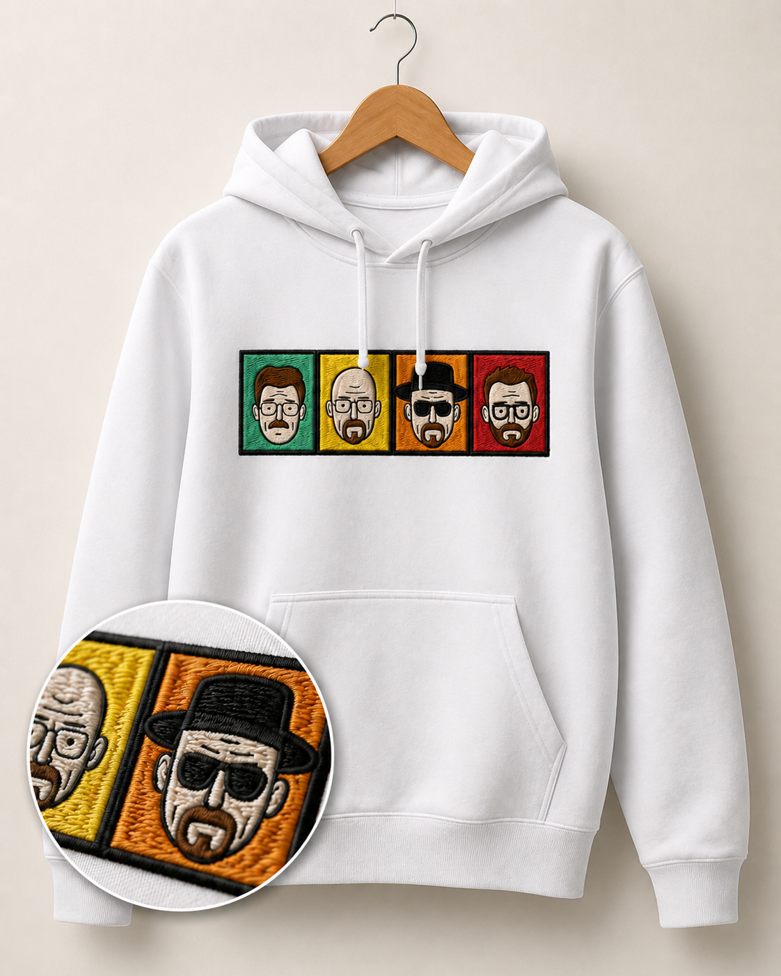 Poleron Breaking bad evolucion Bordado