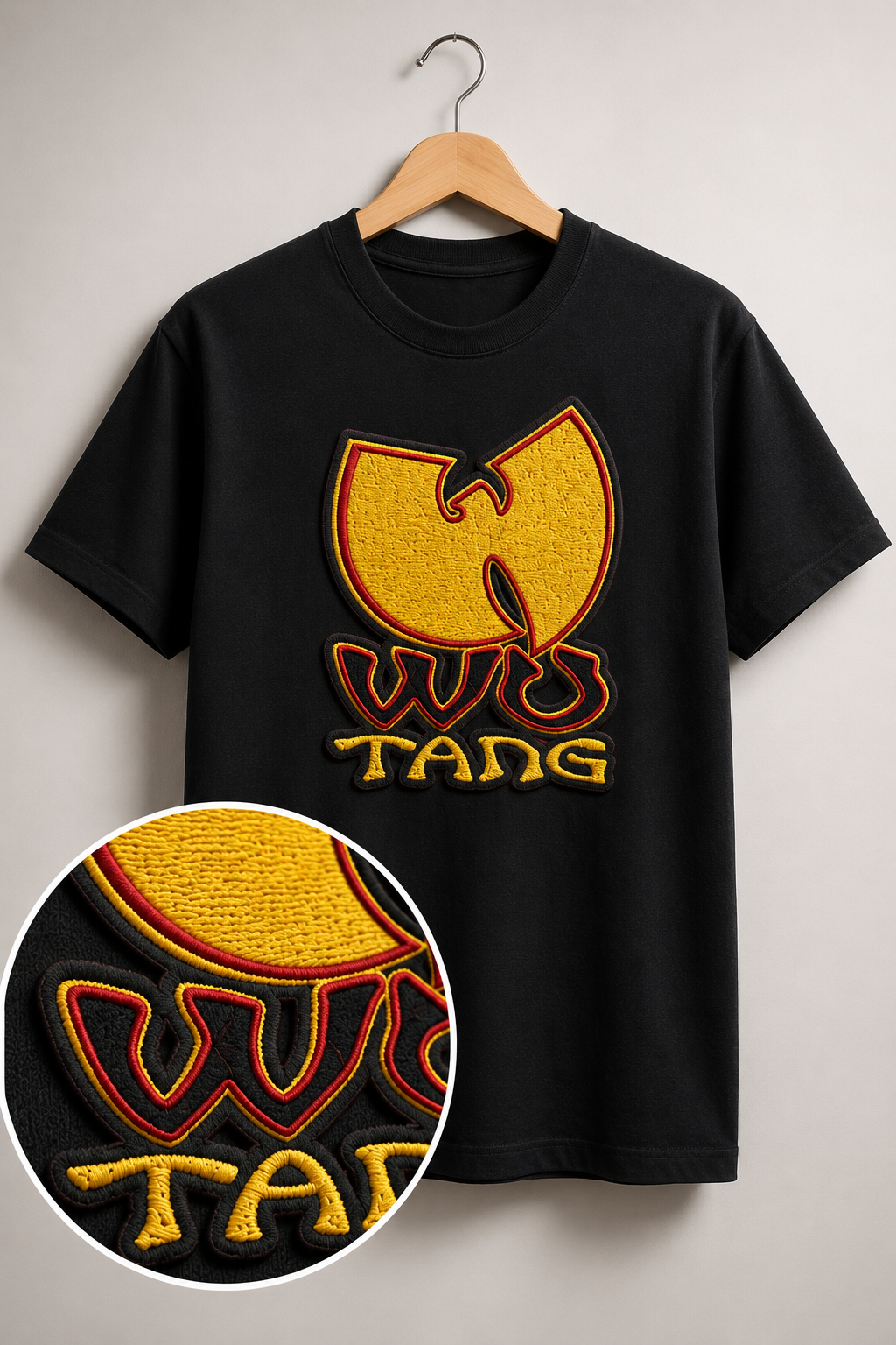 Polera Wutang Clan Bordada
