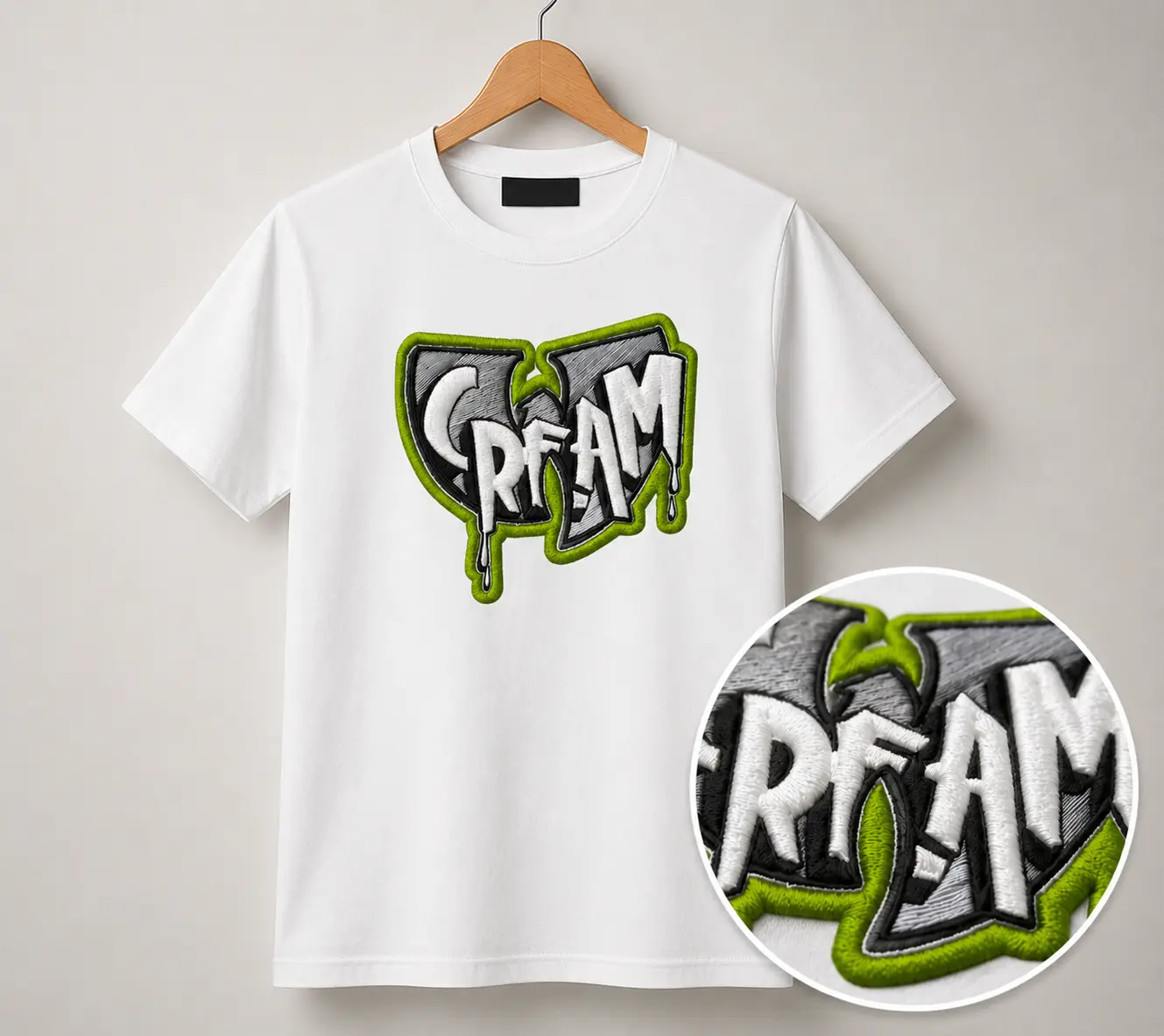 Polera Wu-Tang Clan Bordada V4