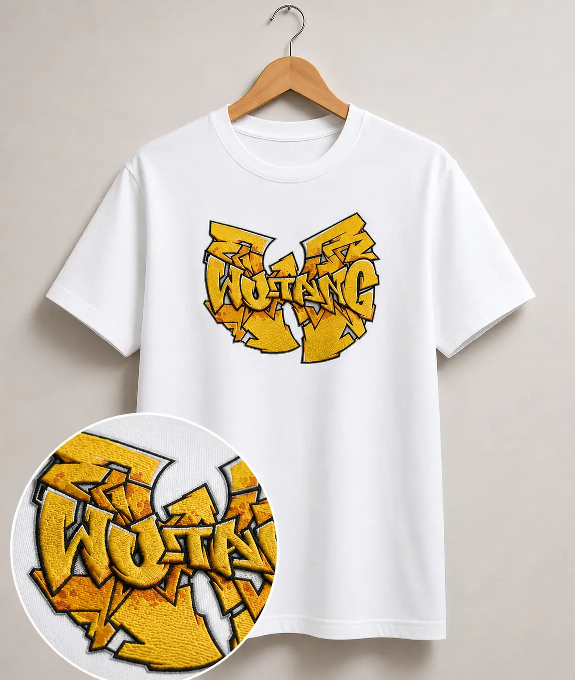 Polera Wu-Tang Clan Bordada V3