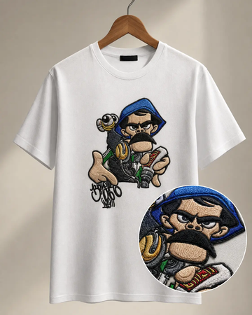 Polera Don Ramon Raper Bordada