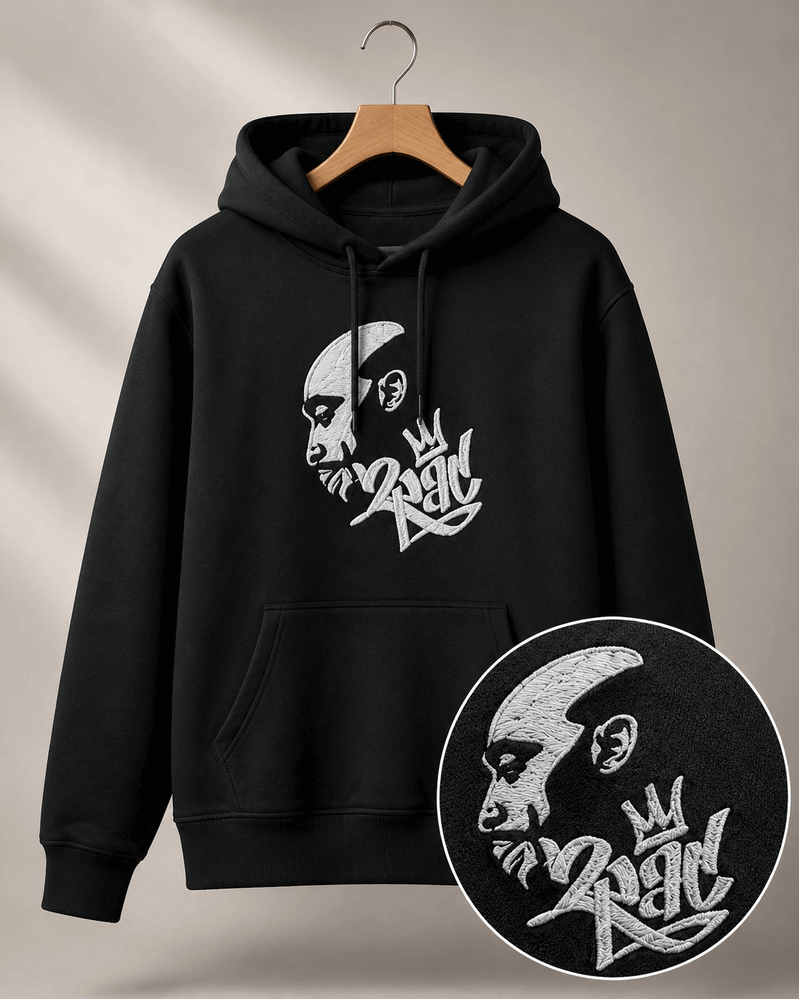 Poleron 2Pac Bordado