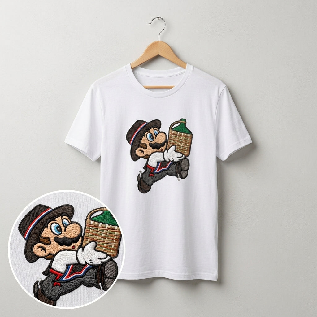 Polera Bordada Mario Fiestas Patrias