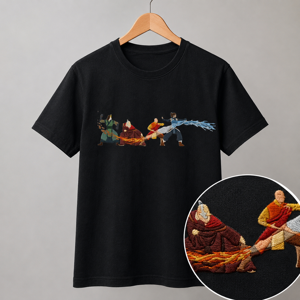 Polera Avatar Bordada