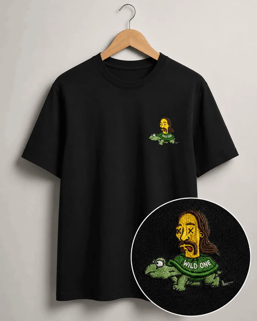 Polera Breaking Bad Tortuga Bordada