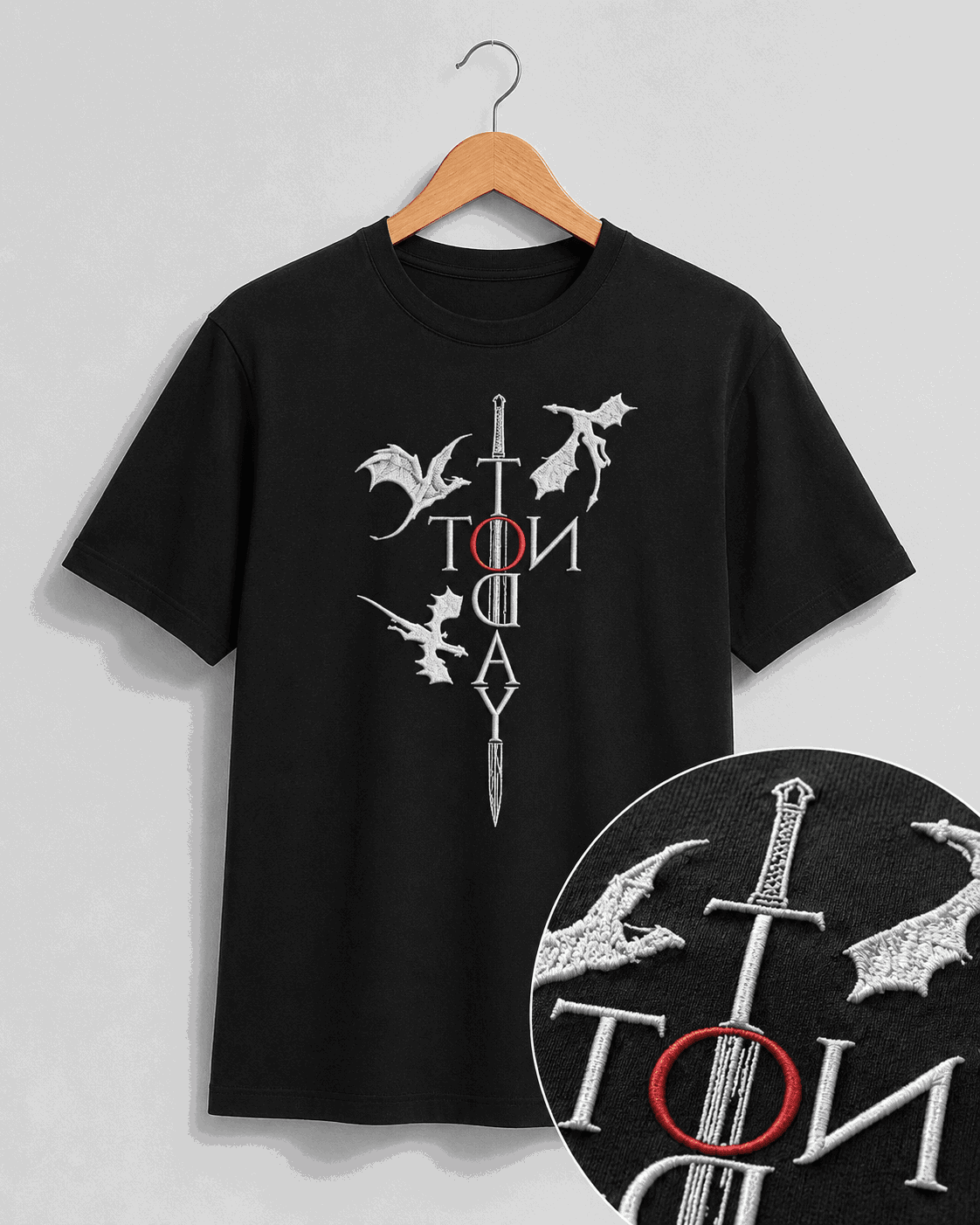 Polera Game Of Thones Daenerys Bordada - Mi tienda