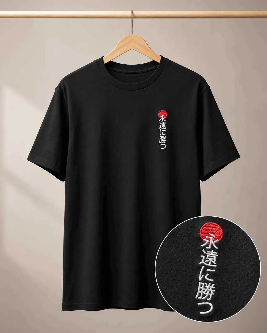 Polera Japón Bordada