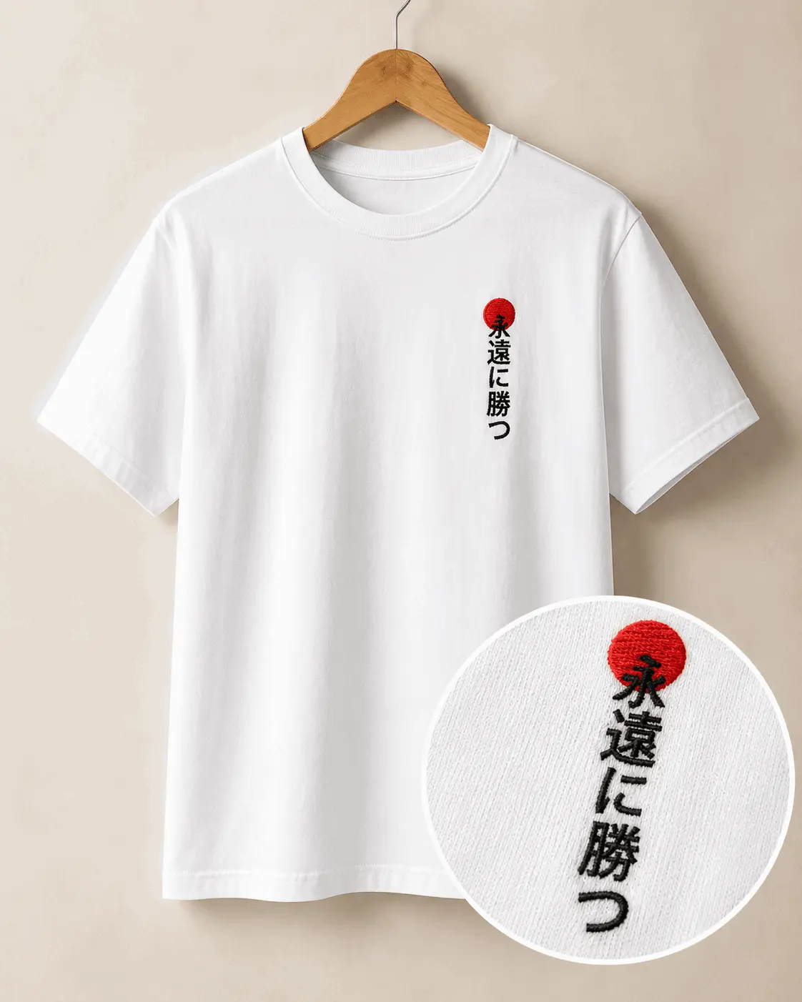 Polera Japón Bordada