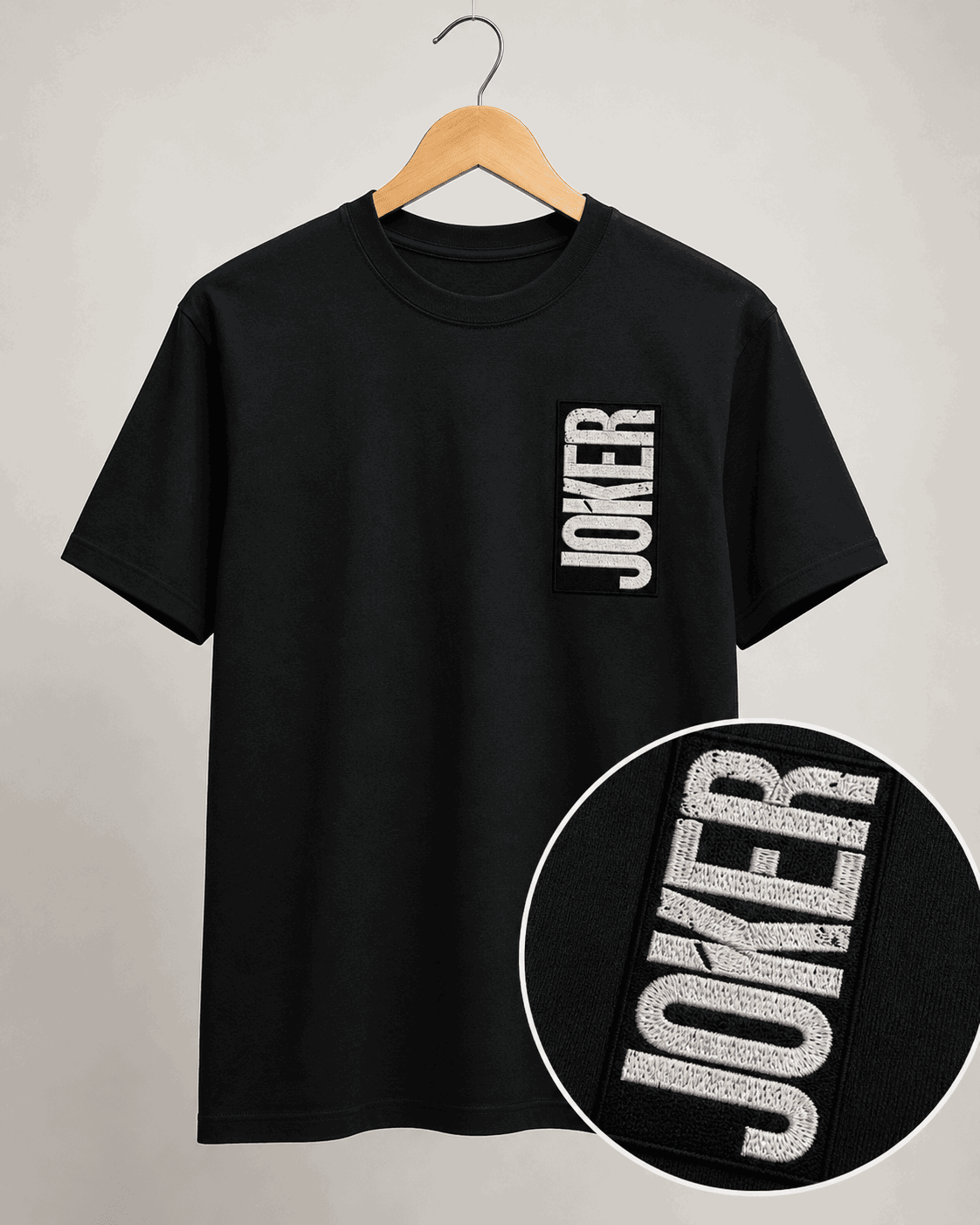 Polera Joker Bordado