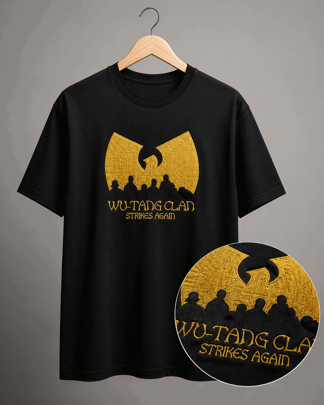 Polera Wutang Clan Strikes Again Bordada